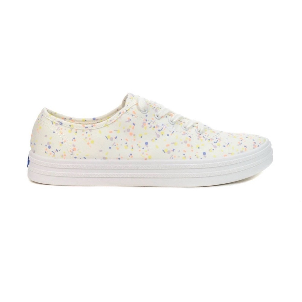 Keds Breezie Confetti Canvas Sneakers White